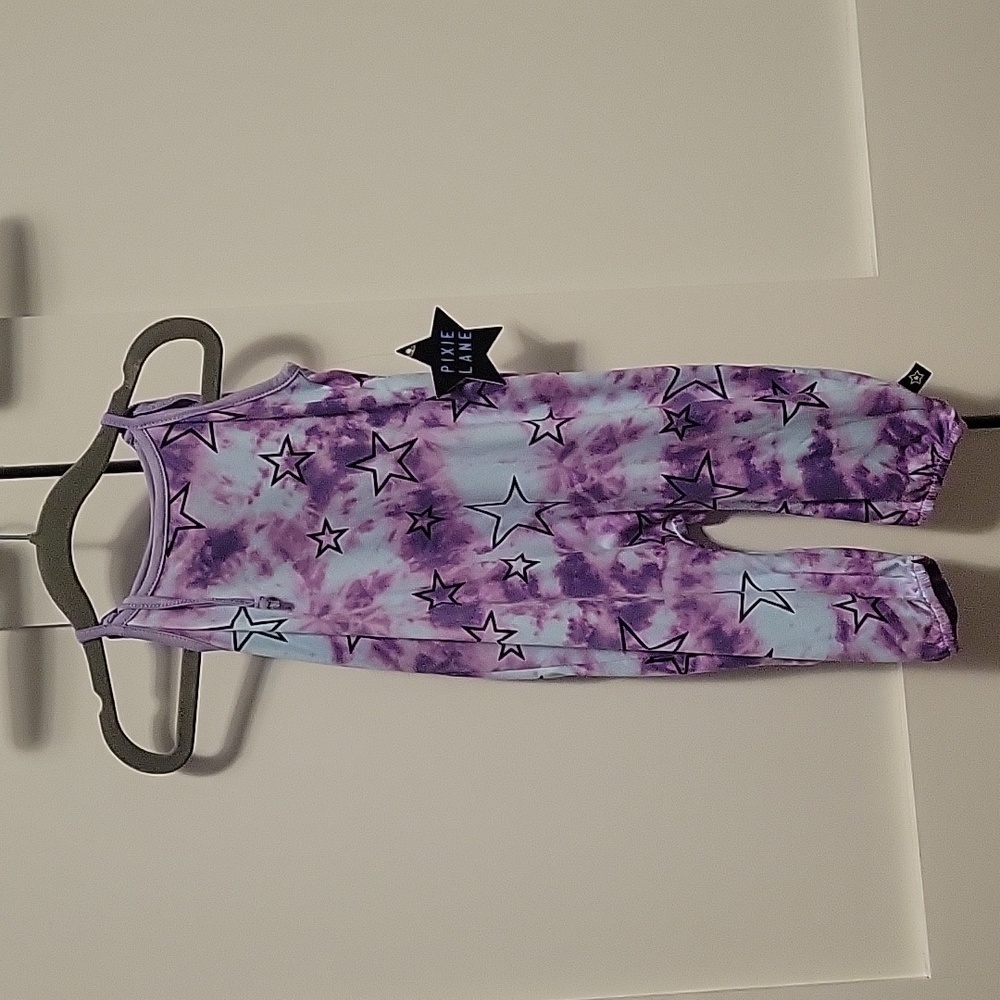 new baby girl size 6-12m and 12-18m tiedye jumper with black stars